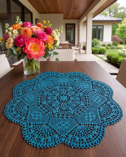 Handmade Crochet Lace Doily