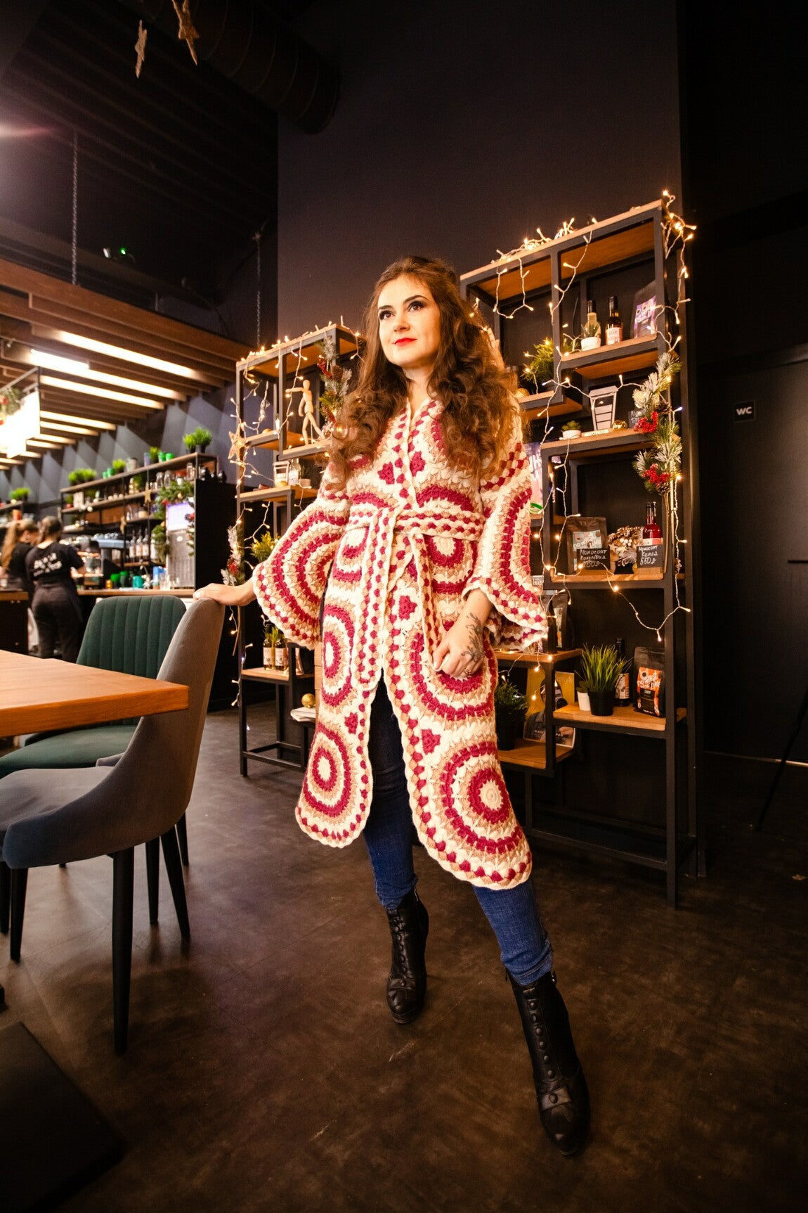 Geometric Style Crochet Cardigan — PDF Pattern