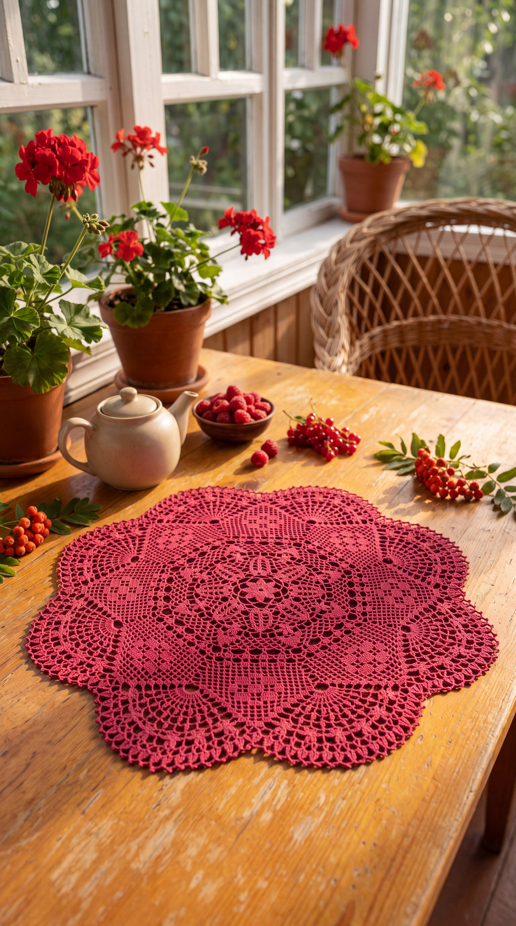 Handmade Crochet Lace Doily
