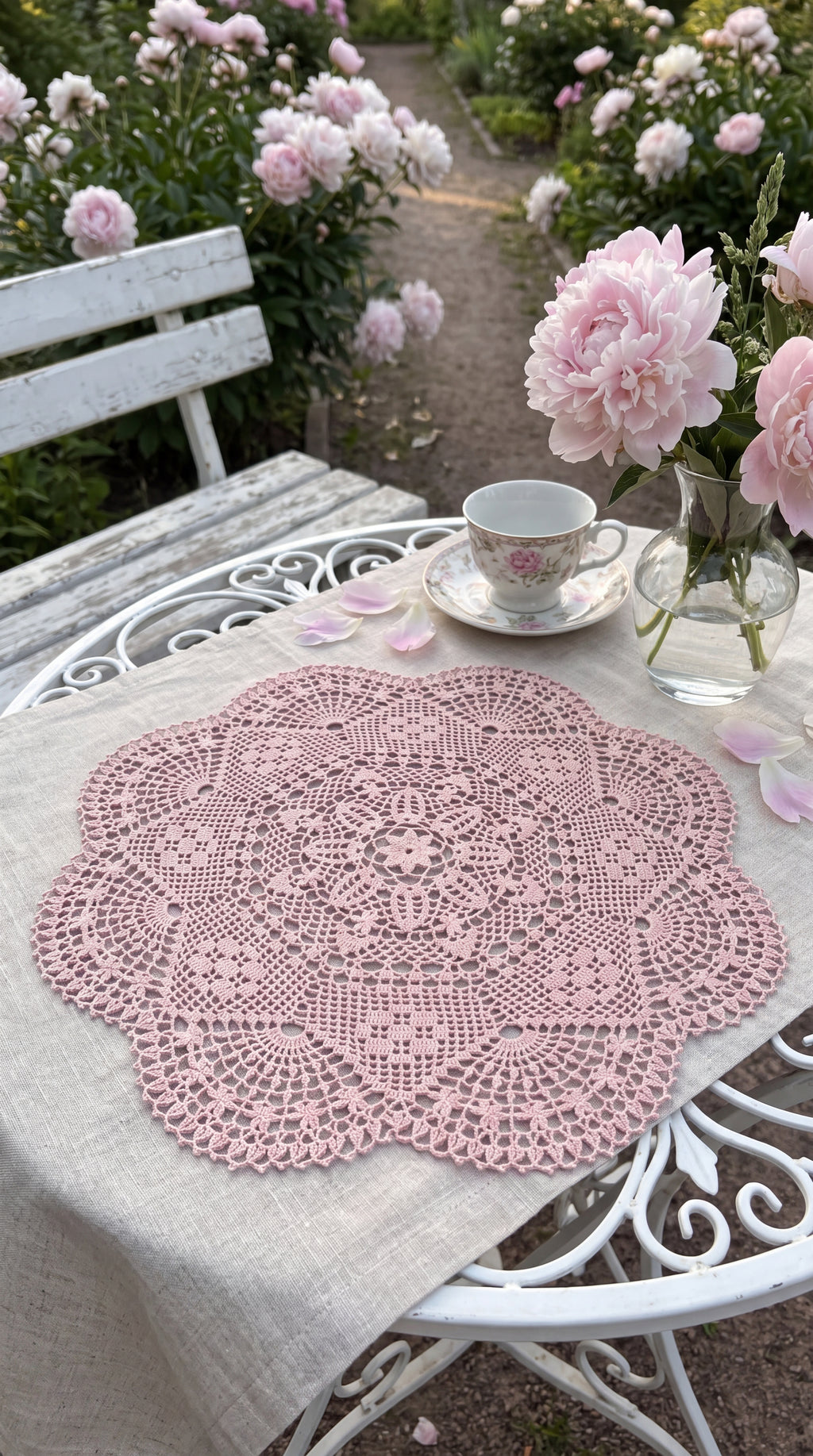 Handmade Crochet Lace Doily