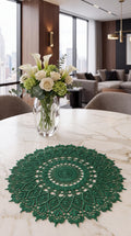 Hand-Crocheted Textured Doily