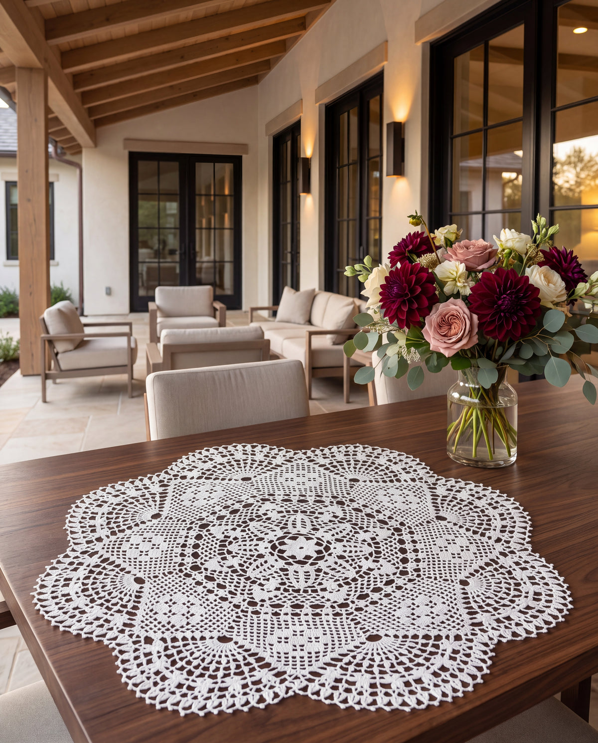 Handmade Crochet Lace Doily