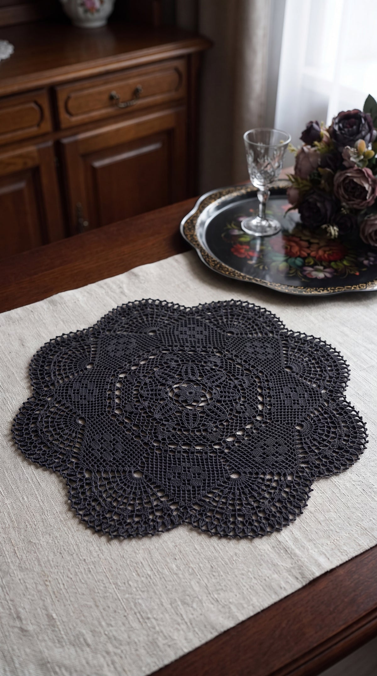 Handmade Crochet Lace Doily