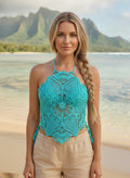 Handmade Crochet Lace Beach Top
