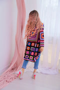 Custom Granny Square Crochet Cardigan | Handmade to Order