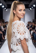 Handcrafted Floral Crochet Lace Top