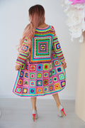 Custom Granny Square Crochet Cardigan | Handmade to Order