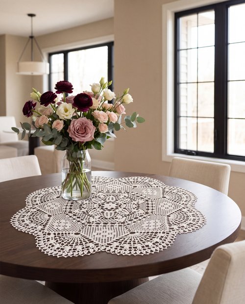 Handmade Crochet Lace Doily