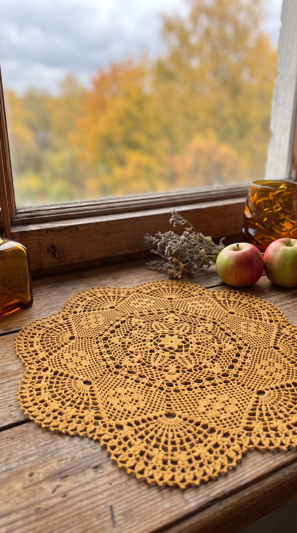 Handmade Crochet Lace Doily