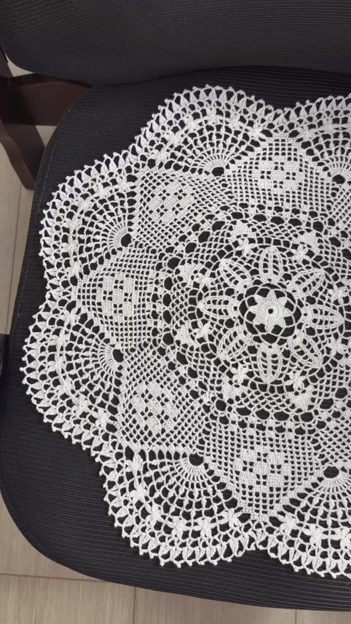 Handmade Crochet Lace Doily